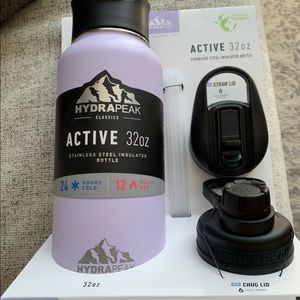 Lavender hydrapeak water bottle. 32oz. 3 kids!! Never used; perfect condition